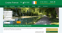 Desktop Screenshot of cruisefrance.com