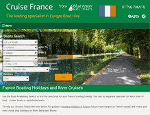 Tablet Screenshot of cruisefrance.com